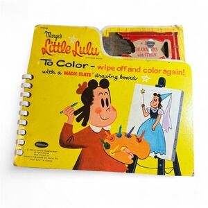 Vintage Lulu Authorized Edition Magic Slate Drawing Board NO Crayons RARE